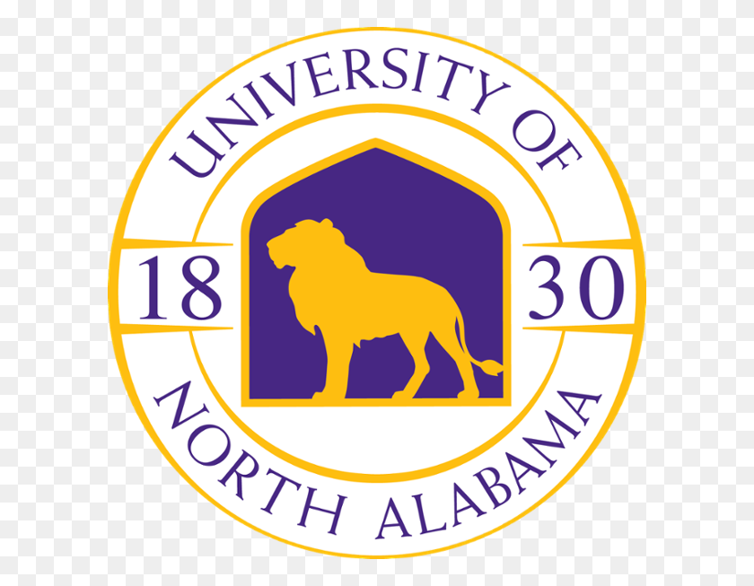 600x593 Una's Official Logos University Of North Alabama - Lion Logo PNG
