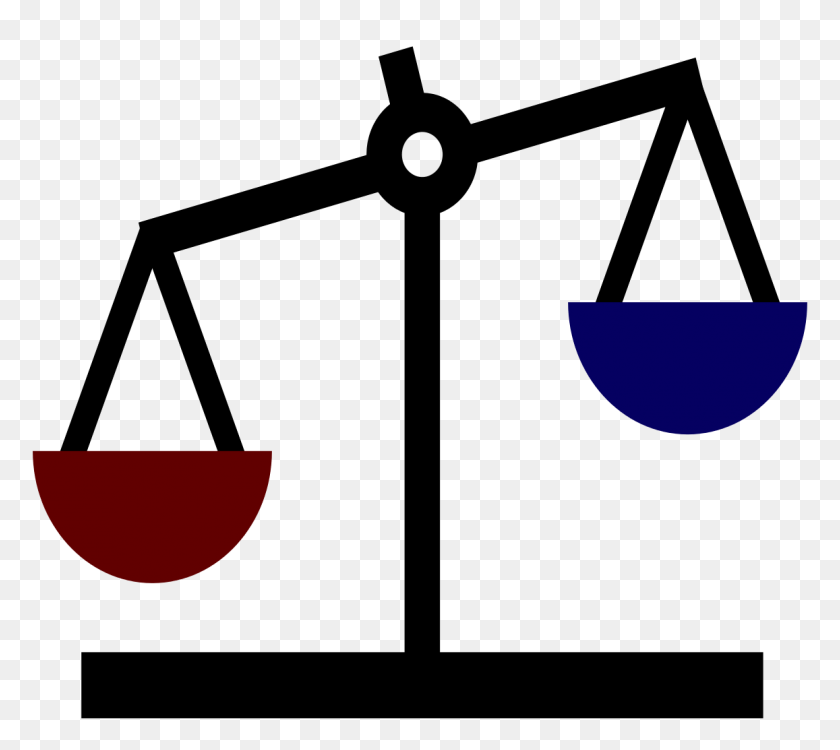 1157x1024 Unbalanced Scales Simpler - Homily Clipart