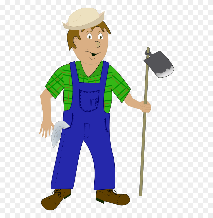 534x800 Uncle Cliparts - Janitor Clipart