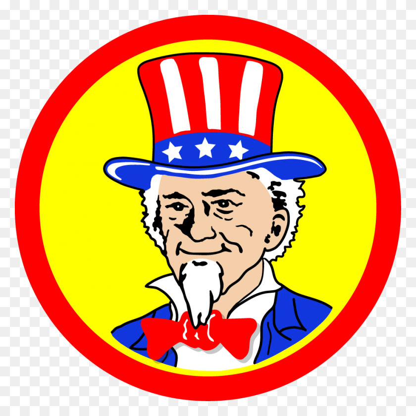 916x916 Uncle Sam Clipart Head - Uncle Sam Clipart