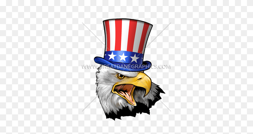 296x385 Uncle Sam Eagle Production Ready Artwork For T Shirt Printing - Uncle Sam Clipart