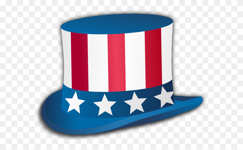 600x461 Uncle Sam Fourth Of July Hat Clipart Png For Web - Free Uncle Sam Clip Art