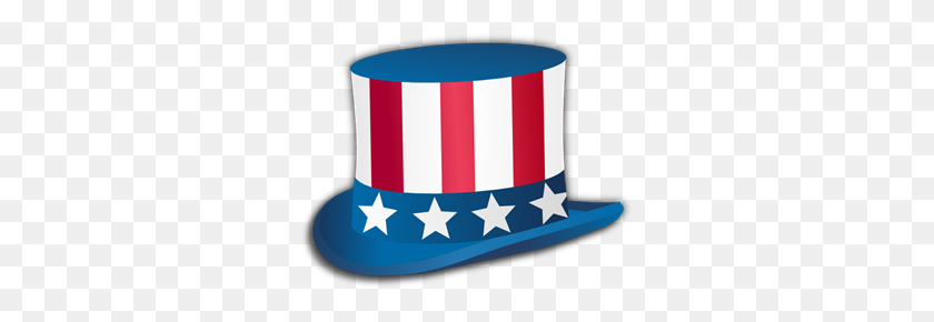 300x230 Uncle Sam Fourth Of July Hat Png Clip Arts For Web - Uncle Sam Hat PNG
