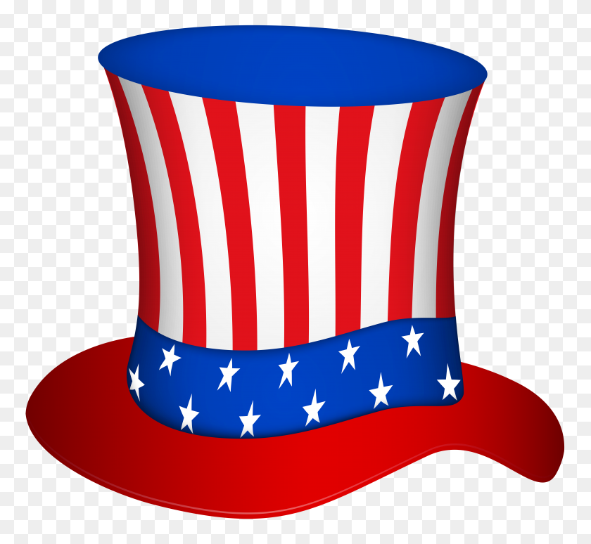8000x7325 Uncle Sam Hat Png Transparent Clip Art Gallery - New Years Hat Clipart