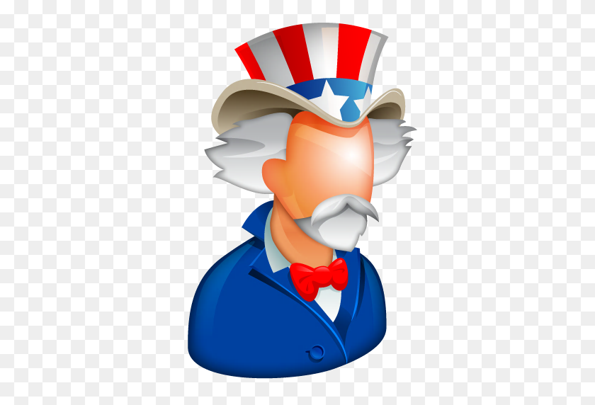 512x512 Uncle Sam Icon Free Large Boss Iconset Aha Soft - Uncle Sam Hat PNG
