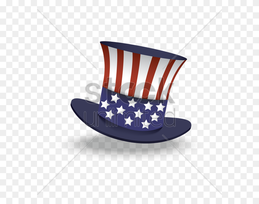 600x600 Uncle Sam's Hat Vector Image - Uncle Sam PNG