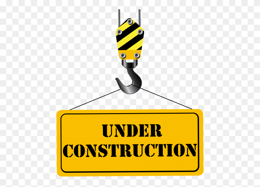 480x545 Under Construction Image Png - Under Construction PNG