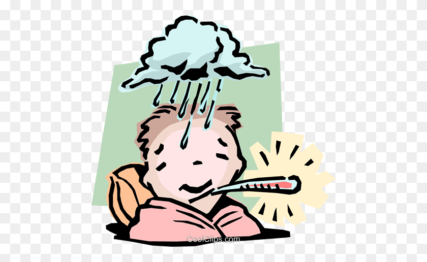 480x456 Under The Weather Clip Art Clipart Download - Weather Clip Art