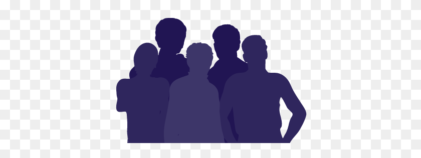 390x257 Understand Your External Audience And Their Attitudes - Crowd Silhouette PNG