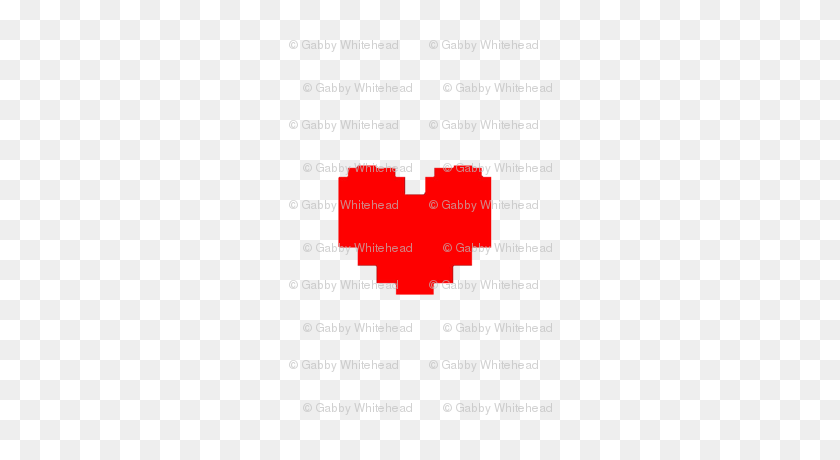 282x400 Undertale Hearts Fabric - Undertale Heart PNG
