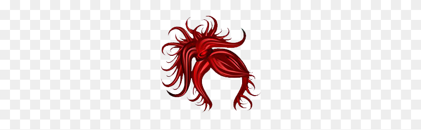 206x201 Underwater Ashen Hair - Red Hair PNG