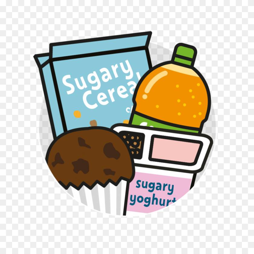 800x800 Unhealthy Foods For Kids Png Transparent Unhealthy Foods For Kids - Too Much Clipart