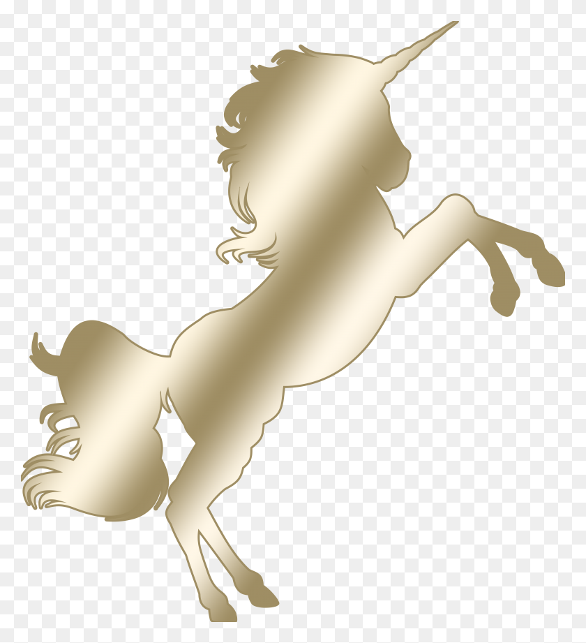 5510x6088 Unicorn Birthday Banner With Custom Name Party America - Gold Unicorn PNG