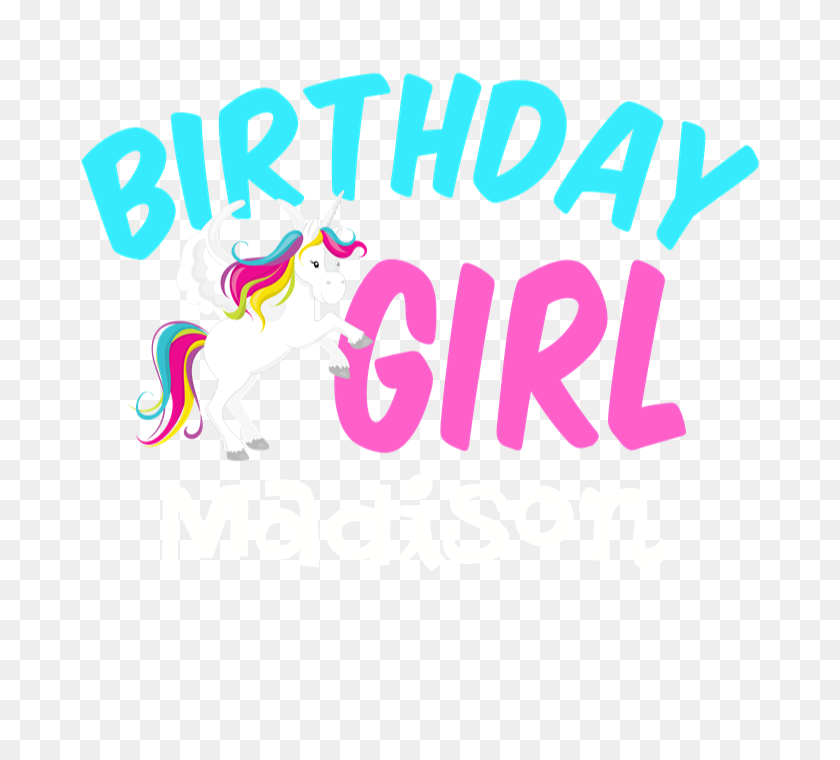 700x700 Unicorn Birthday T - Birthday Girl PNG