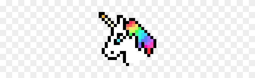 210x200 Unicorn Head Pixel Art Maker - Unicorn Head PNG