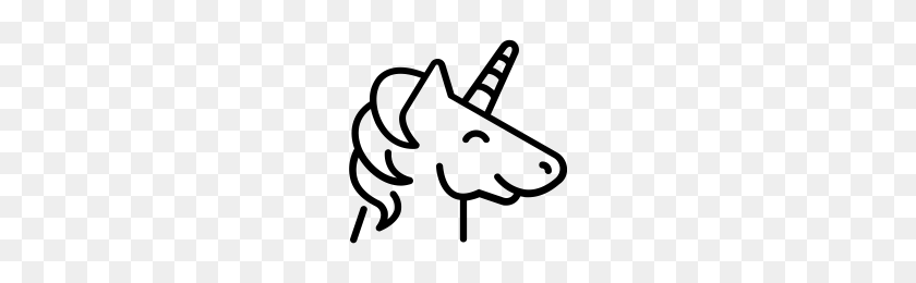 200x200 Unicorn Horn Icons Noun Project - Unicorn Horn PNG