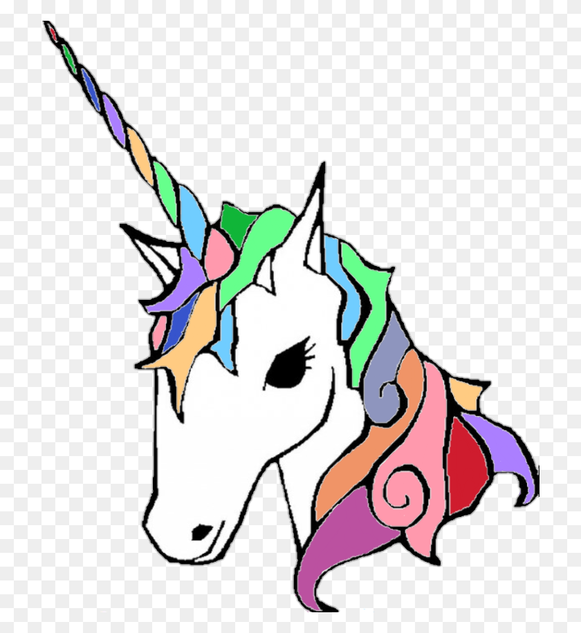 720x856 Unicorn Unicornio Colors Colores - Gold Unicorn Clipart