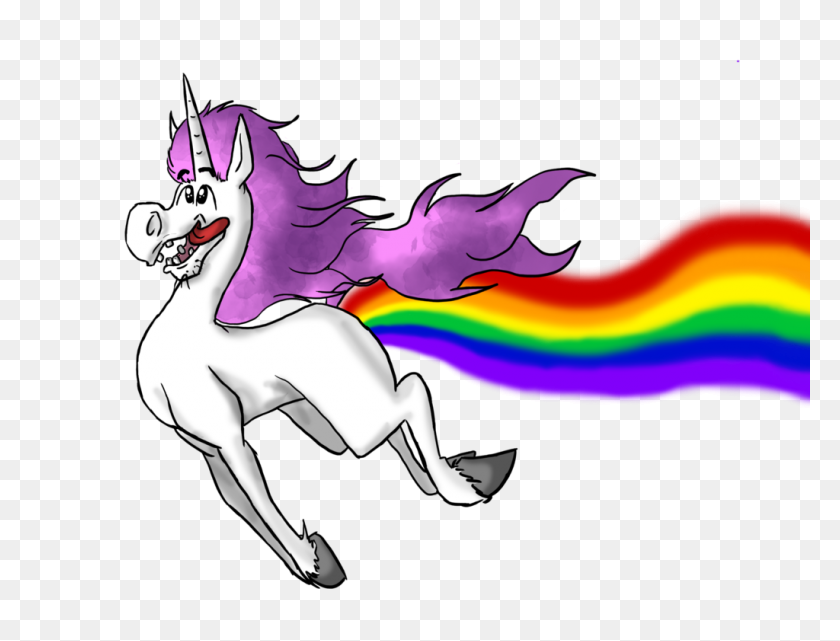 1024x763 Unicorn With Rainbow Best Of Mane Supershape - Unicorn Free Clipart