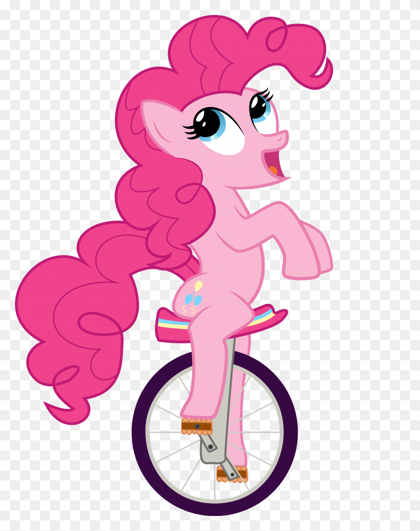2460x3157 Unicycle Pinkie - Unicycle Clipart