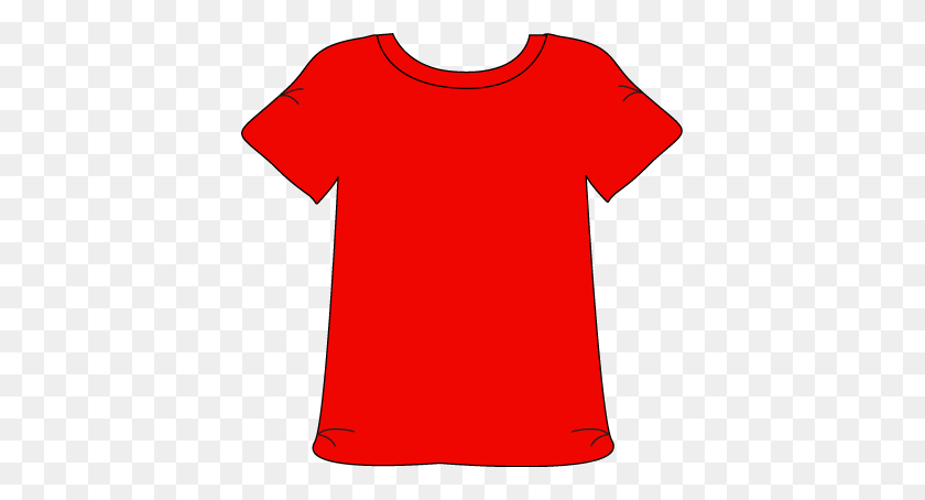401x394 Unique Football Shirt Clipart Cartoon Football Plater In Red Strip - Long Sleeve Shirt Clipart