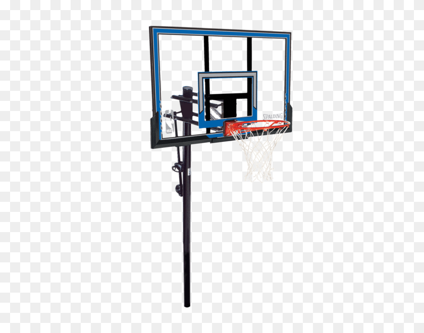 600x600 Unique Sports Spalding Polycarbonate In Ground Basketball Hoop - Basketball Net PNG