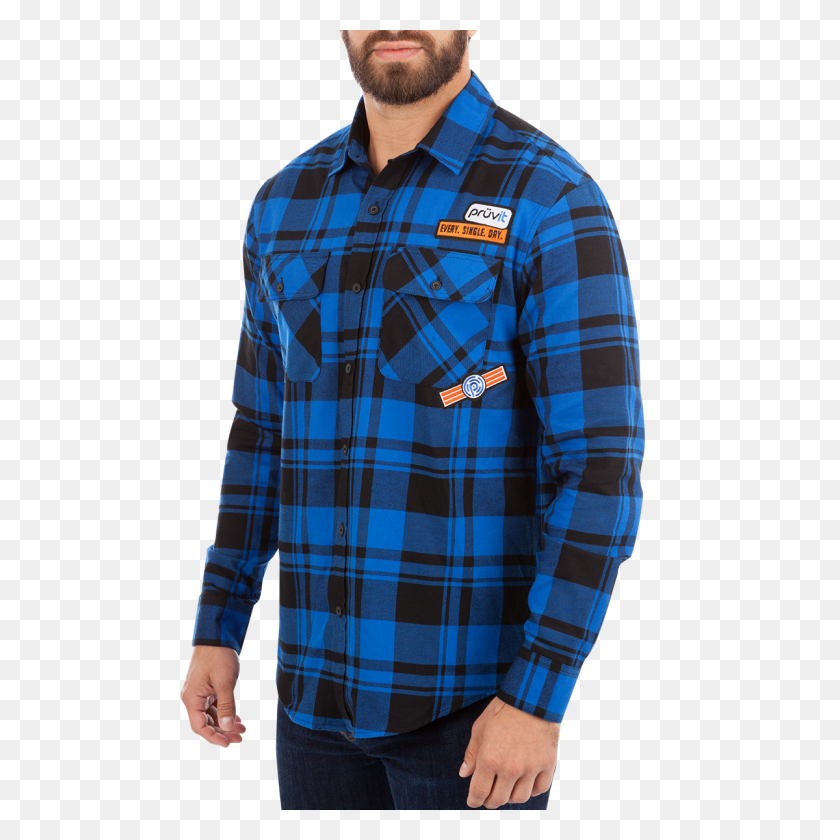 1200x1200 Unisex Flannel Button Down Patch Shirt - Flannel PNG