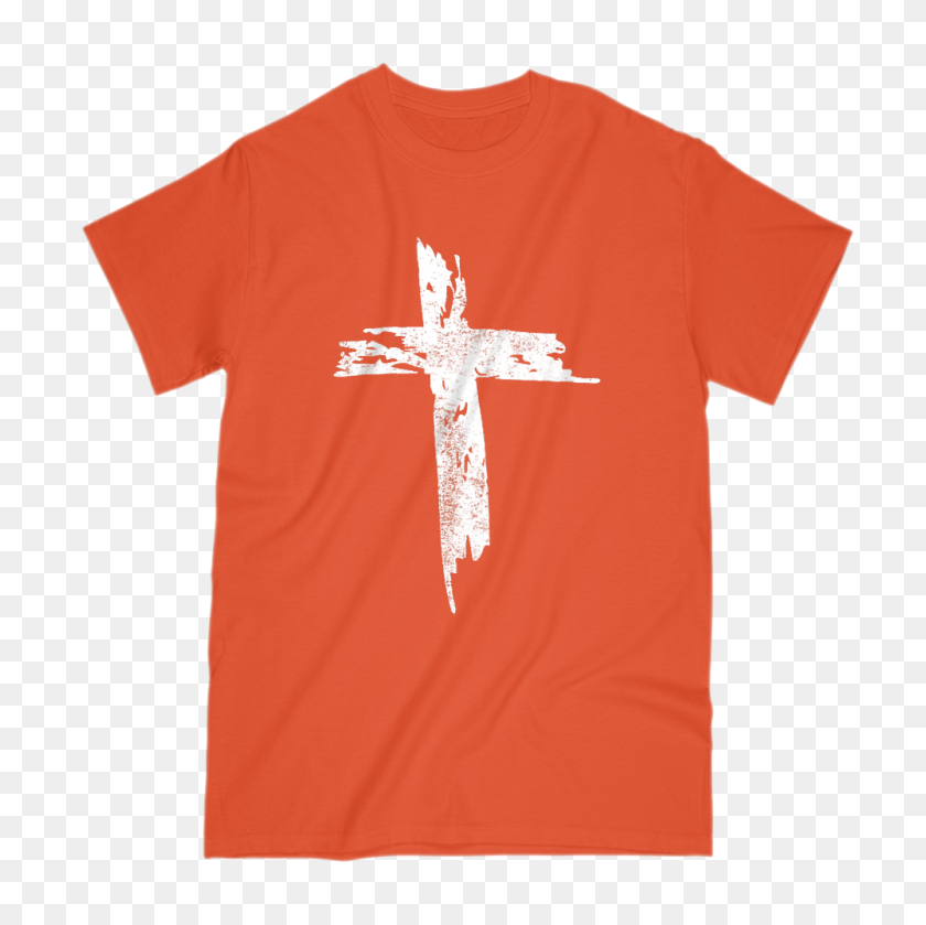 1000x1000 Unisex Gildan Camiseta De Algodón Grunge Jesús Cruz Cristiana Boxels - Cruz Grunge Png