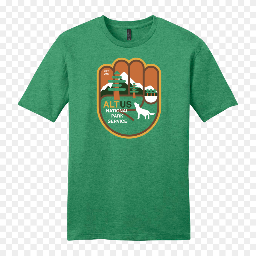1280x1280 Camiseta Unisex Heathered Kelly Green Altnps - Camisa Verde Png