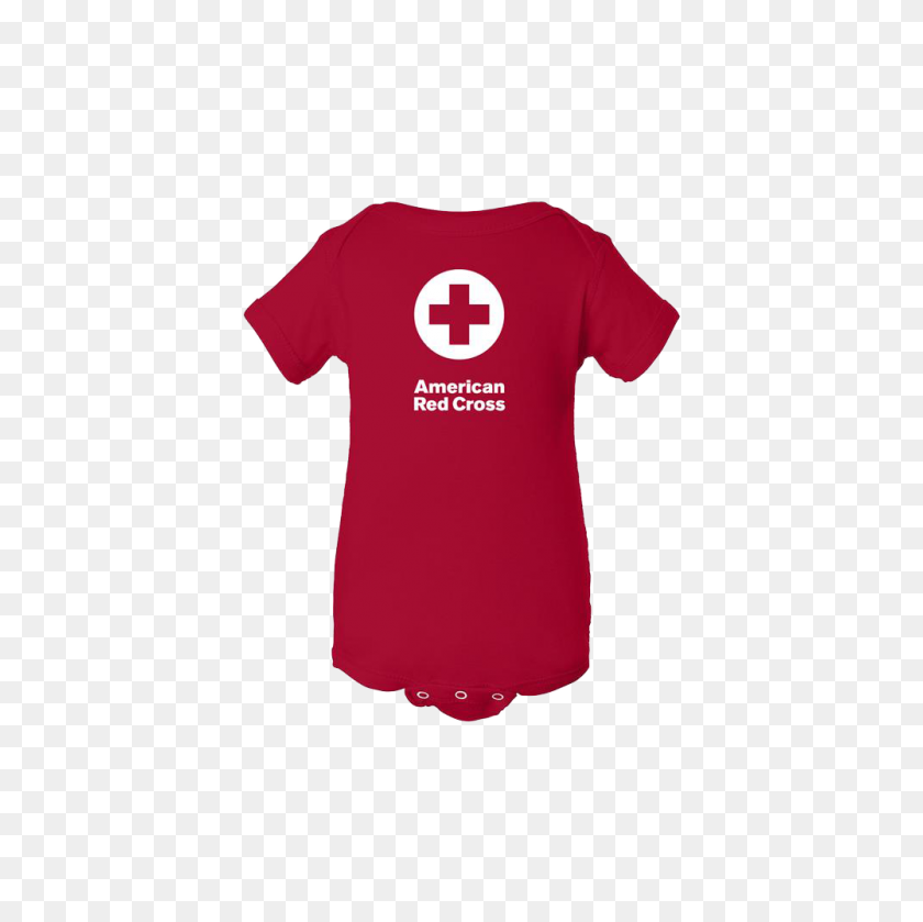 1000x1000 Unisex Infant Baby Rib Bodysuit Red Cross Store - Red Cross Logo PNG