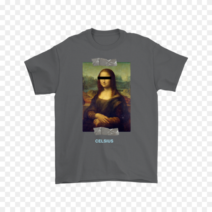 1024x1024 Camiseta Unisex Mona Lisa Obsidiana - Mona Lisa Png
