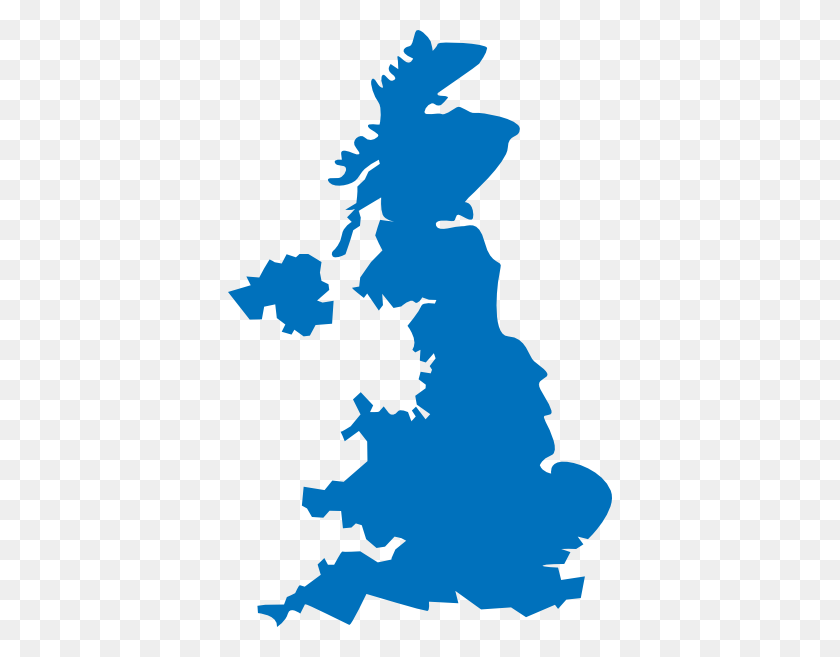 384x597 United Kingdom Map Clip Art - England Map Clipart