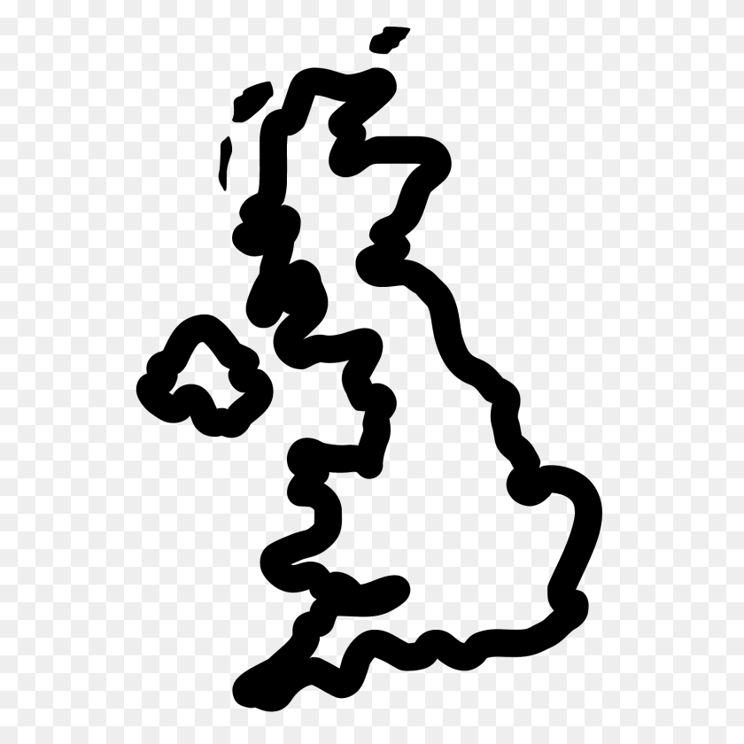 1600x1600 Reino Unido Icono De Mapa - Reino Png