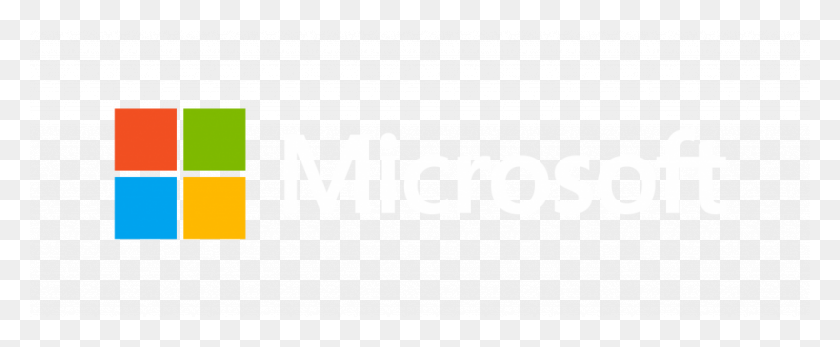 1024x377 United Kingdom Microsoft Logo White Png - White Square PNG