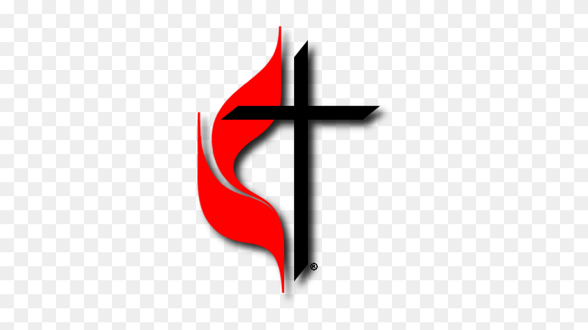 292x411 Объединенные Методистские Логотипы - Крест И Пламя Объединенной Методистской Церкви Клипарт