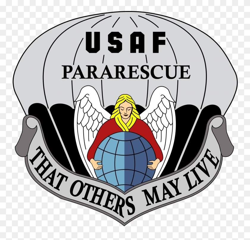 2000x1913 Emblema De Pararescue De La Fuerza Aérea De Los Estados Unidos - Imágenes Prediseñadas De La Fuerza Aérea De Los Estados Unidos