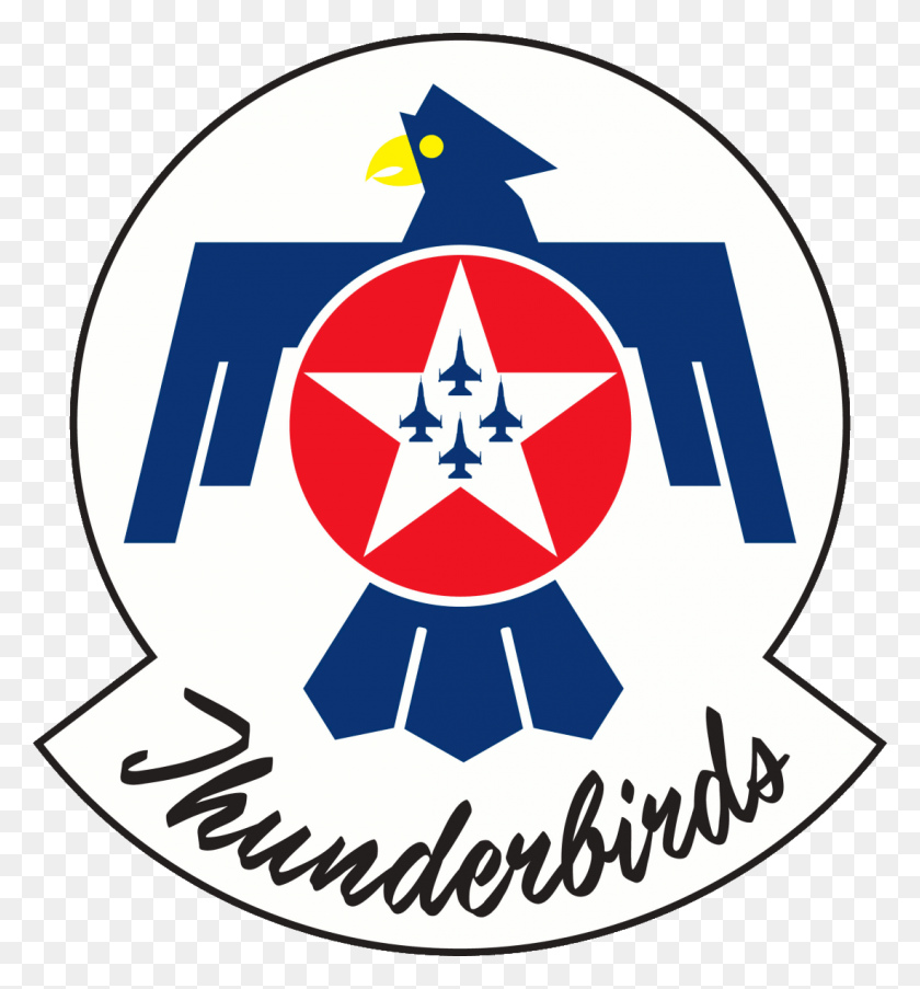 1100x1189 La Fuerza Aérea De Los Estados Unidos Thunderbirds - Emblema De La Fuerza Aérea De Imágenes Prediseñadas