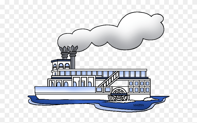 648x463 United States Clip Art - Steamboat Clipart