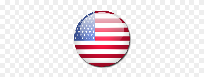 256x256 United States Flag Icon - Usa Flag PNG