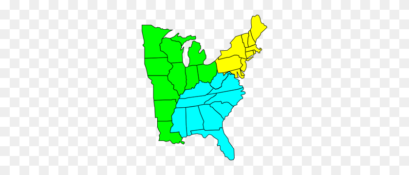 258x299 United States Map Clipart Png For Web - Us Map Clipart