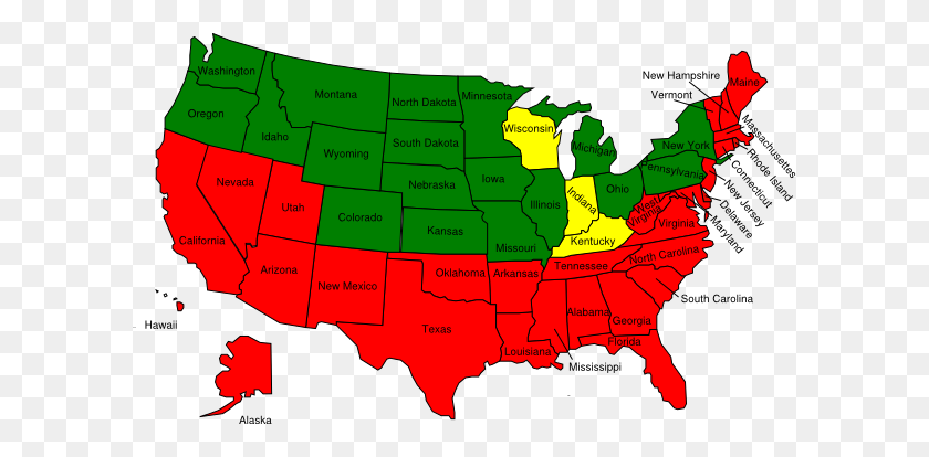 600x354 Карта Соединенных Штатов Америки Картинки - Айдахо Клипарт