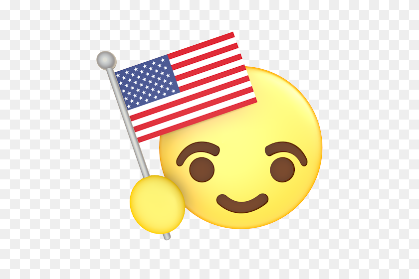 500x500 United States Of America National Flag - United States Of America Clipart