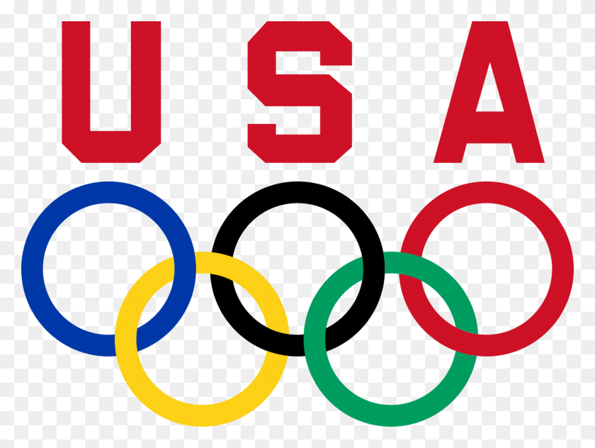 1280x939 United States Olympic Committee Logo - Look Here Clipart