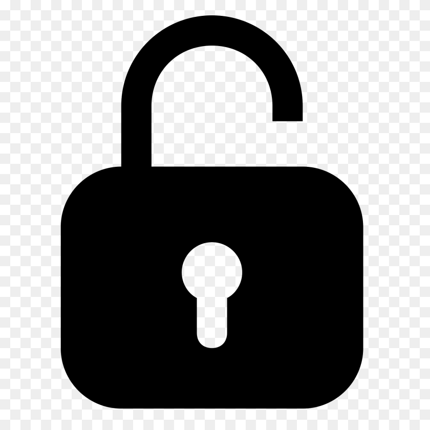 1600x1600 Unlock Icon - Key Hole PNG