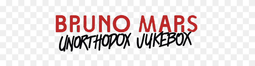 511x159 Unorthodox Jukebox - Bruno Mars PNG