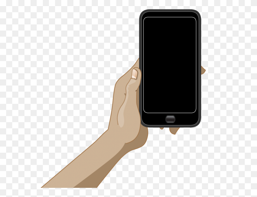 1024x768 Upper Primary School - Hand Holding Phone PNG