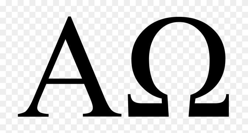 2000x1000 Uppercase Alpha And Omega In Times New Roman - Omega PNG