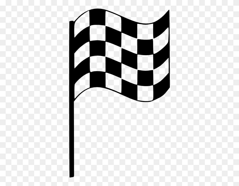 354x594 Upright Finish Line Flag Png, Clip Art For Web - White Flag Clipart