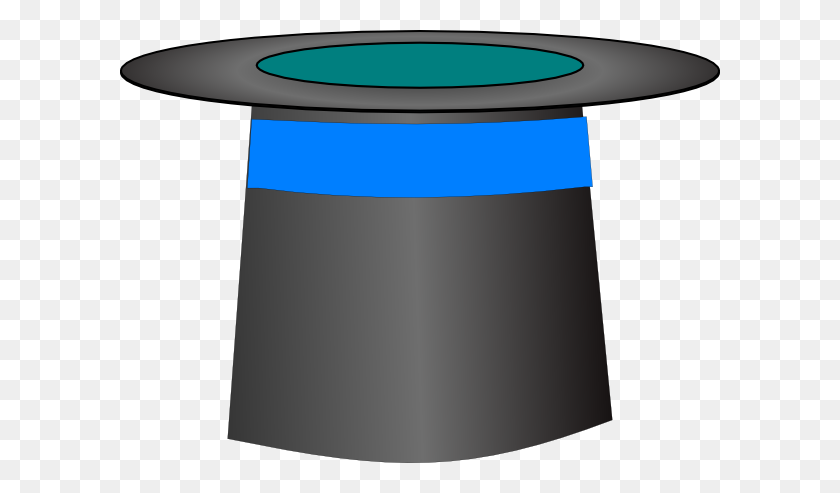 600x433 Upside Down Clipart Top Hat - Down Clipart