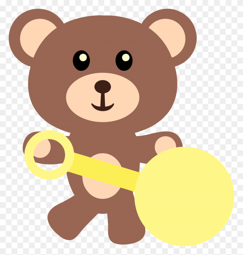 900x950 Ursinhos E Ursinhas - Brown Bear Brown Bear Clipart
