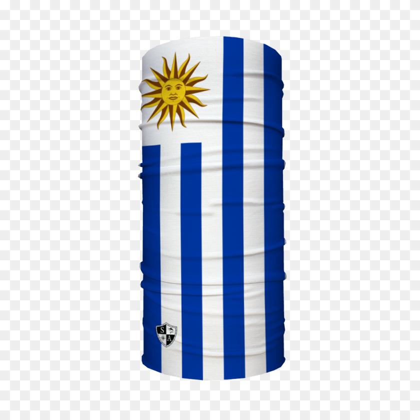 1000x1000 Уругвай Флаг Уругвайо Лицо Щит Уругвайские Гетры Шеи - Флаг Уругвая Png